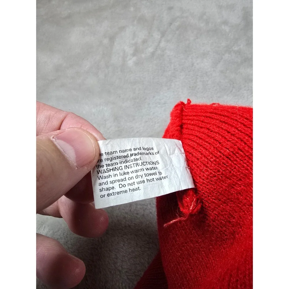 Nebraska Cornhuskers Beanie Hat Cap Red Cuffed‎ Rossmoor Industries Made In USA